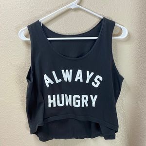 Always Hungry crop top